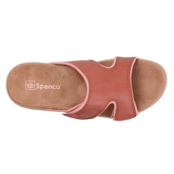 Spence Orthotic Coral Cloud Leather Hook Loop Comfort Sandals Size 7 - Picture 7 of 11